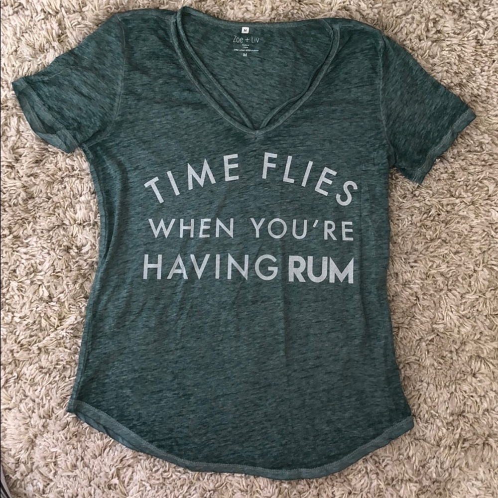 Time Flies When You’re Having Rum Graphic Tee